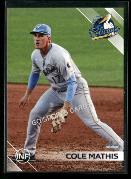 2026 Myrtle Beach Pelicans Cole Mathis