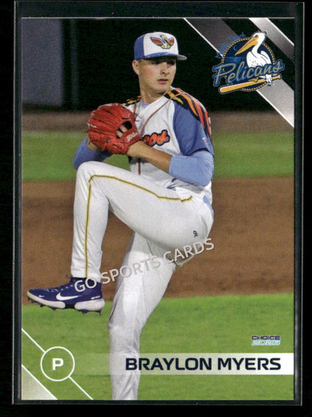 2026 Myrtle Beach Pelicans Braylon Myers