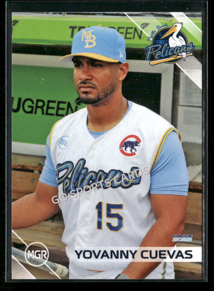 2026 Myrtle Beach Pelicans Yovanny Cuevas