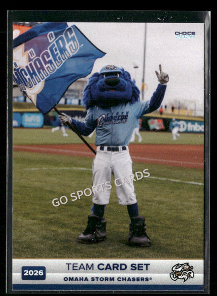 2026 Omaha Storm Chasers Stormy Mascot Checklist