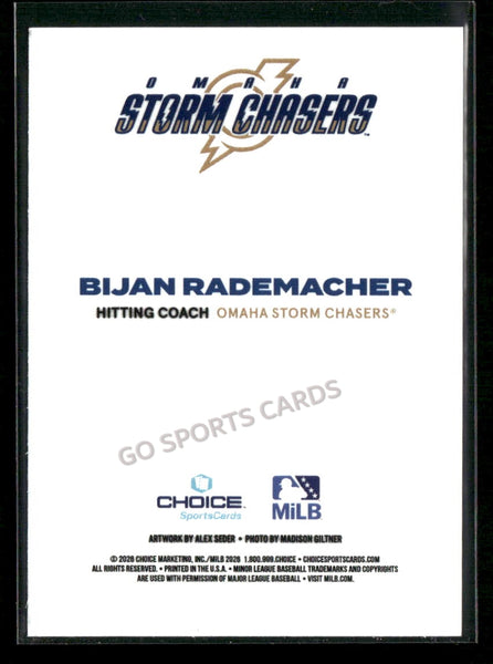 2026 Omaha Storm Chasers Bijan Rademacher