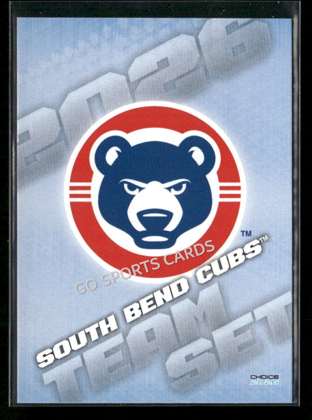2026 South Bend Cubs Header Checklist