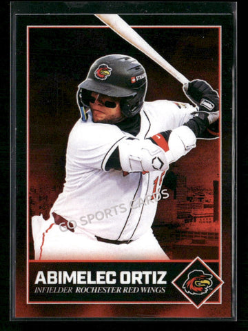 2026 Rochester Red Wings Abimelec Ortiz CORRECT Card