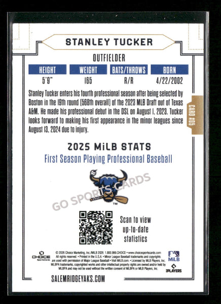 2026 Salem RidgeYaks Stanley Tucker