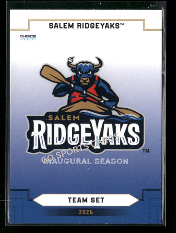2026 Salem RidgeYaks Header Checklist