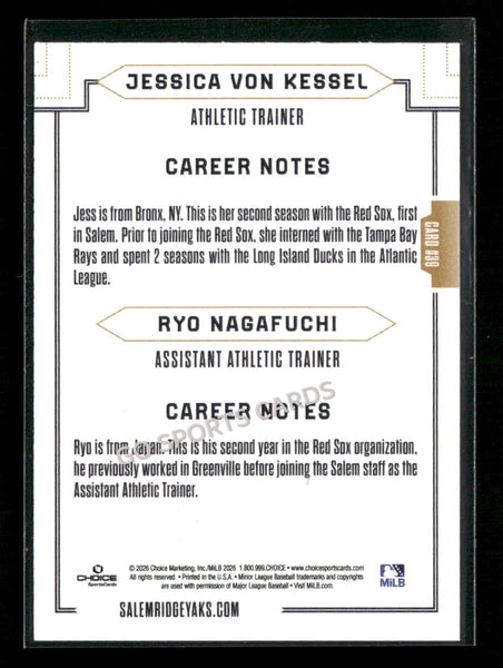 2026 Salem RidgeYaks Jessica Von Kessel Ryo Nagafuchi