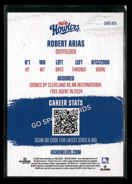 2026 Hill City Howlers Robert Arias