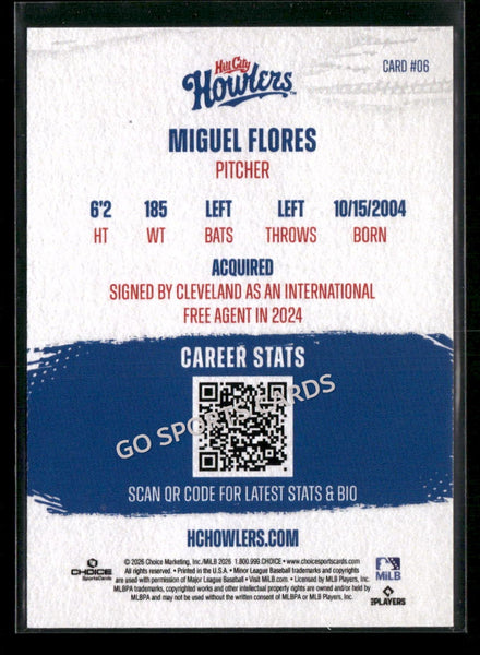 2026 Hill City Howlers Miguel Flores