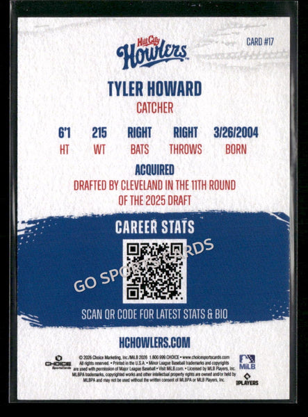 2026 Hill City Howlers Tyler Howard