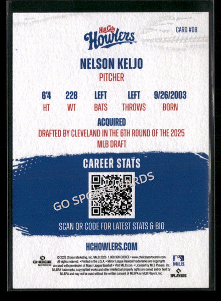 2026 Hill City Howlers Nelson Keljo