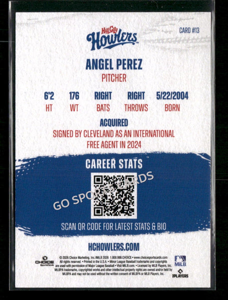2026 Hill City Howlers Angel Perez