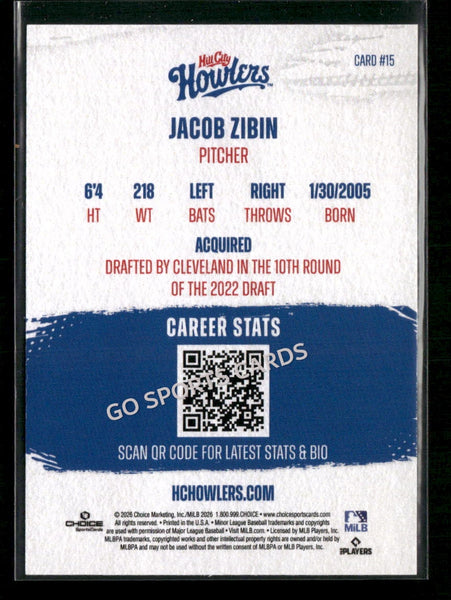 2026 Hill City Howlers Jacob Zibin