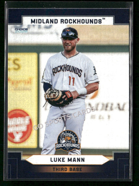 2026 Midland RockHounds Luke Mann