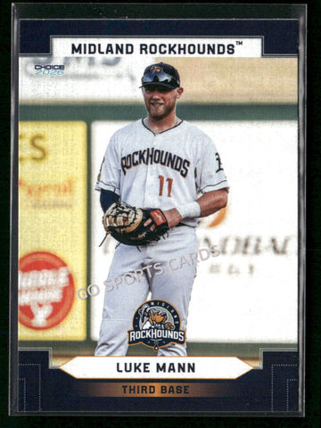 2026 Midland RockHounds Luke Mann
