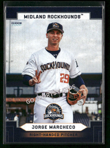 2026 Midland RockHounds Jorge Marcheco