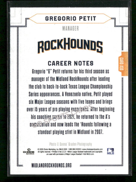 2026 Midland RockHounds Gregorio Petit