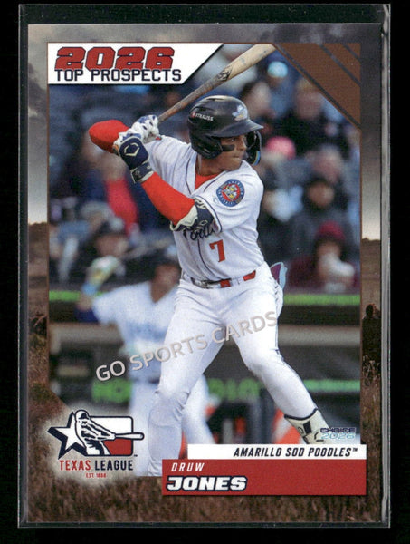 2026 Texas League Top Prospects Druw Jones