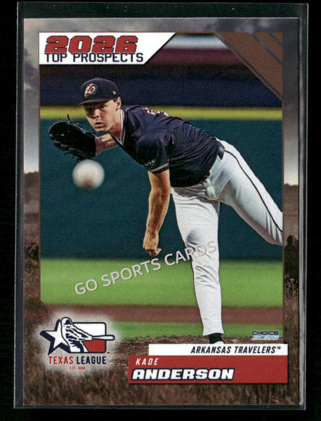 2026 Texas League Top Prospects Kade Anderson