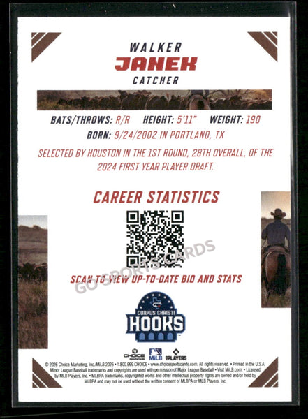 2026 Texas League Top Prospects Walker Janek