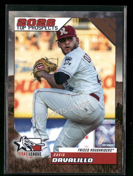 2026 Texas League Top Prospects David Davalillo