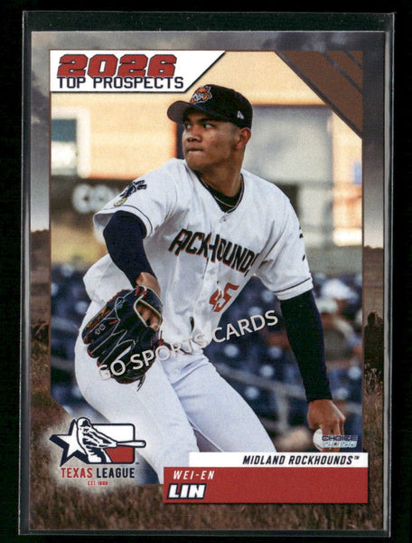 2026 Texas League Top Prospects Wei En Lin