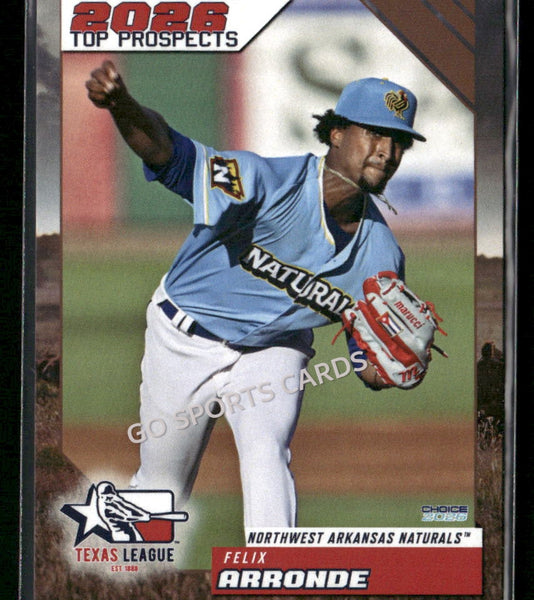 2026 Texas League Top Prospects Felix Arronde