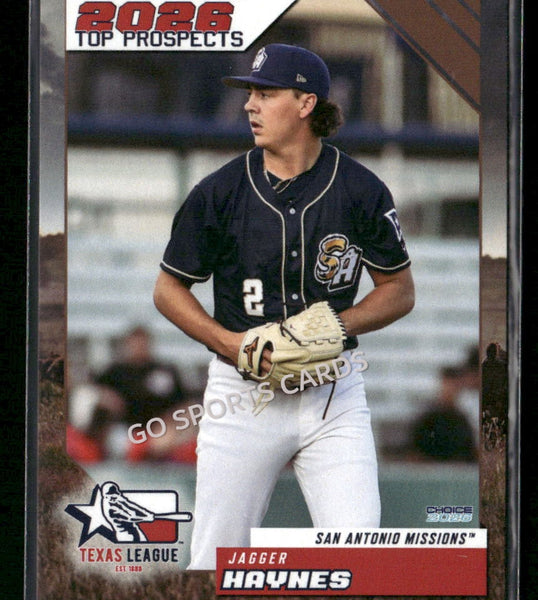 2026 Texas League Top Prospects Jagger Haynes