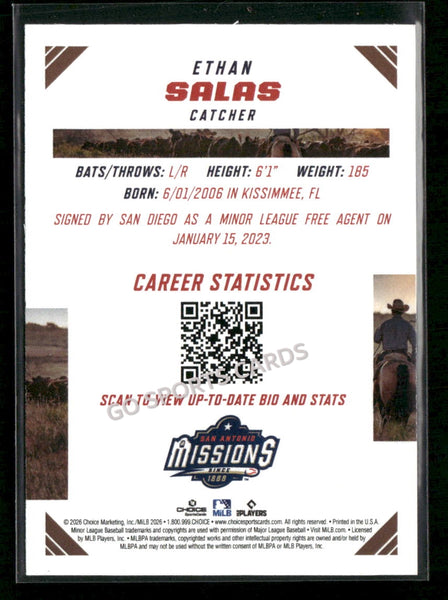2026 Texas League Top Prospects Ethan Salas