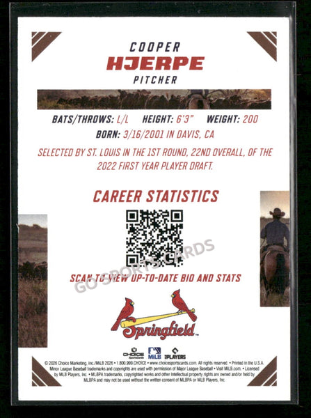 2026 Texas League Top Prospects Cooper Hjerpe