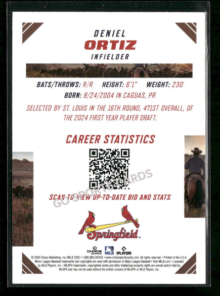 2026 Texas League Top Prospects Deniel Ortiz