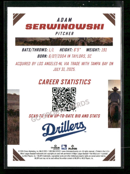 2026 Texas League Top Prospects Adam Serwinowski