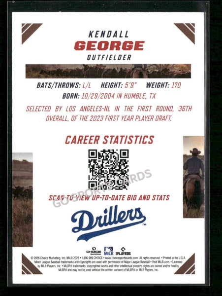 2026 Texas League Top Prospects Kendall George