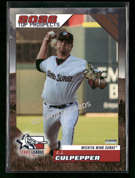 2026 Texas League Top Prospects CJ Culpepper