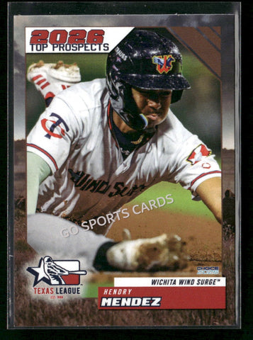 2026 Texas League Top Prospects Hendry Mendez