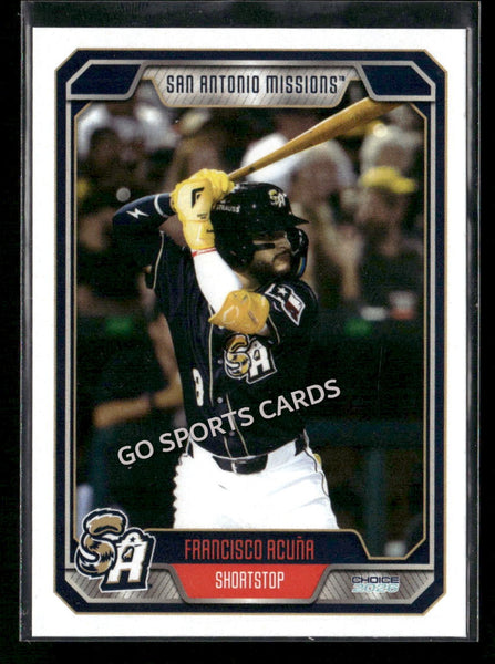2026 San Antonio Missions Francisco Acuna