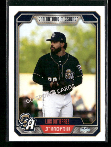 2026 San Antonio Missions Luis Gutierrez