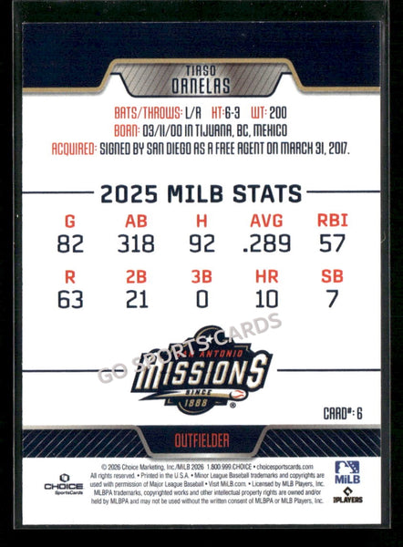 2026 San Antonio Missions Tirso Ornelas