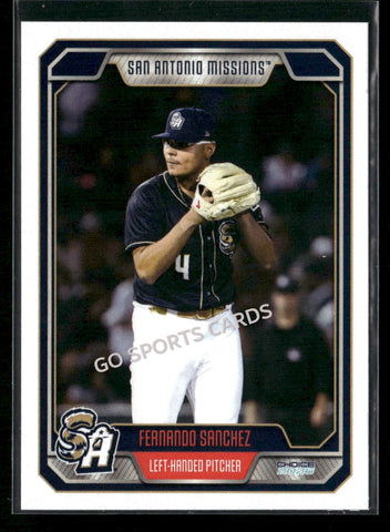 2026 San Antonio Missions Fernando Sanchez