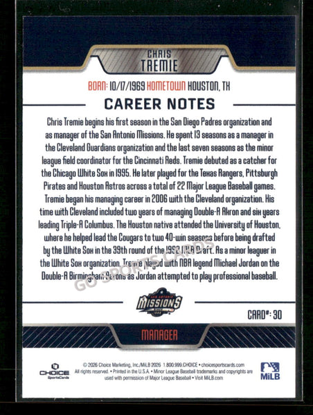 2026 San Antonio Missions Chris Tremie