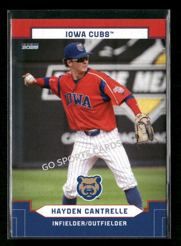 2026 Iowa Cubs Hayden Cantrelle