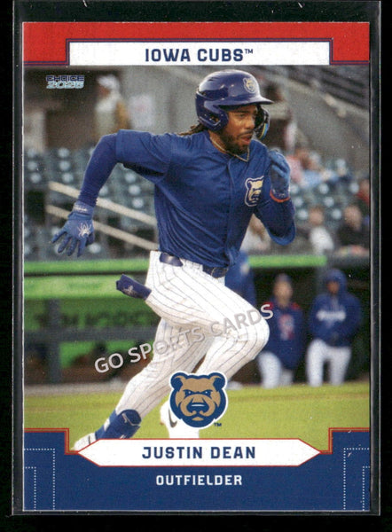 2026 Iowa Cubs Justin Dean