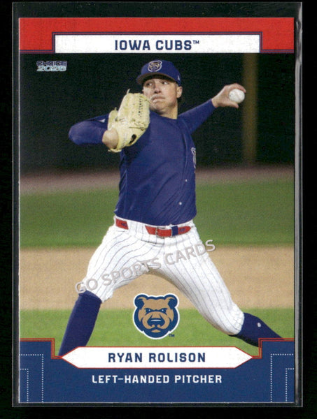 2026 Iowa Cubs Ryan Rolison