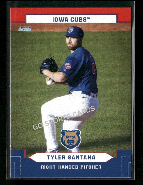2026 Iowa Cubs Tyler Santana
