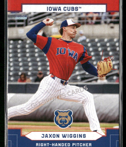 2026 Iowa Cubs Jaxon Wiggins