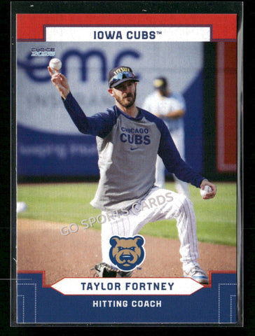 2026 Iowa Cubs Taylor Fortney