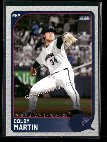 2026 Pensacola Blue Wahoos Colby Martin