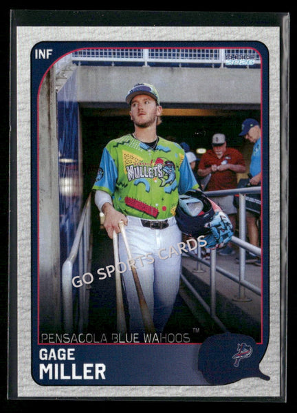 2026 Pensacola Blue Wahoos Gage Miller