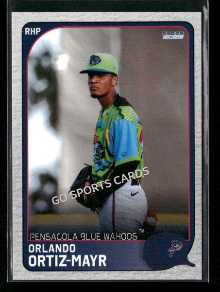 2026 Pensacola Blue Wahoos Orlando Ortiz Mayr