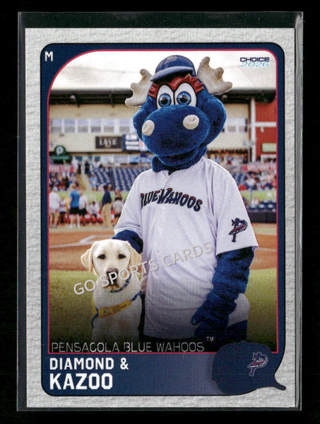 2026 Pensacola Blue Wahoos Diamond Kazoo Mascot