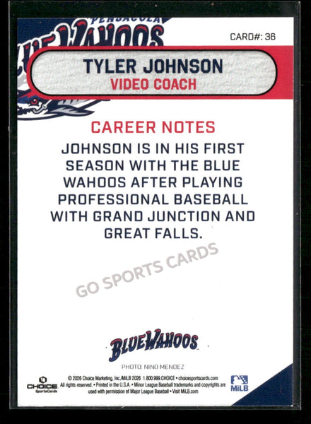 2026 Pensacola Blue Wahoos Tyler Johnson